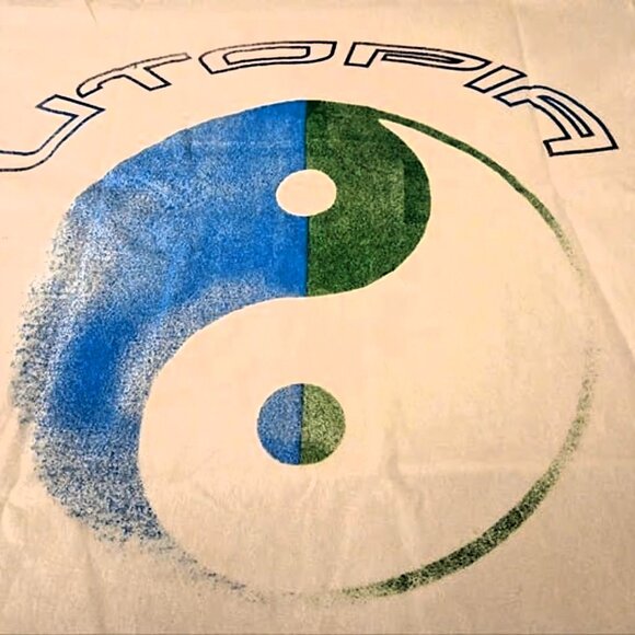 POLITE WORLDWIDE Designer Hand-painted Tee Shirt SIZE L NEW RARE - Picture 5 of 5